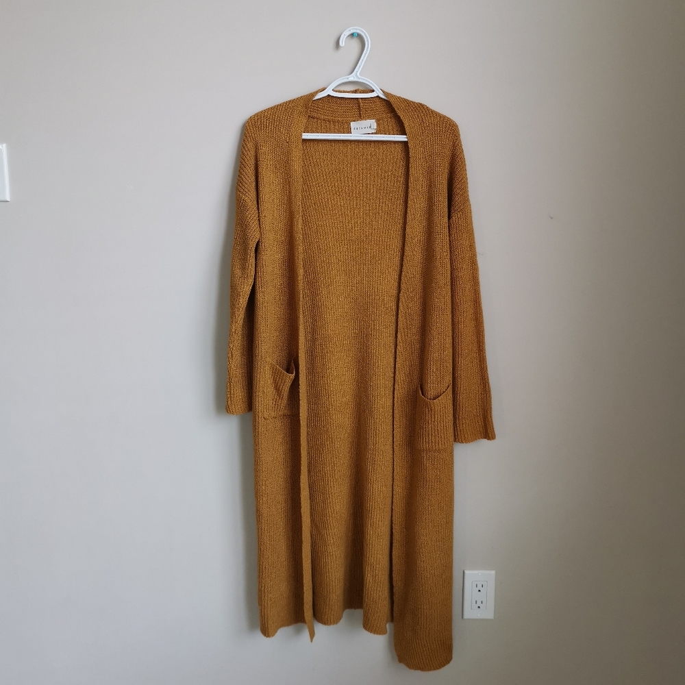 Dreamers knit longsleeve women jacket with pocket details - Size M/L
